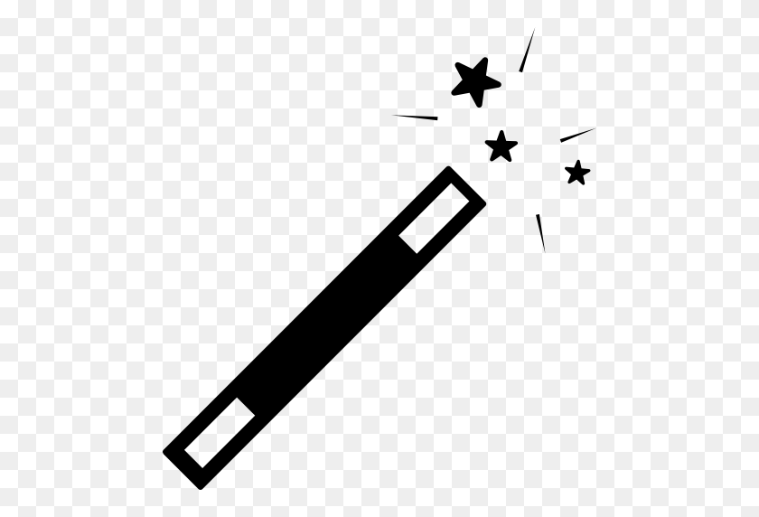 512x512 Magic Wand Icon - Harry Potter Wand Clipart Black And White