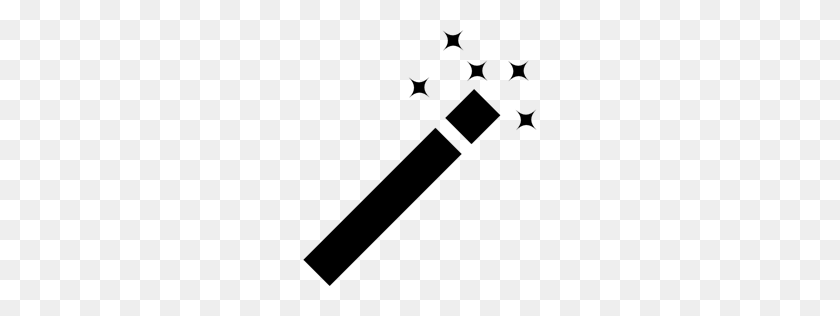 256x256 Magical, Magic Wands, Spark, Magician, Sparkles Icon - Magic Wand Clipart Black And White