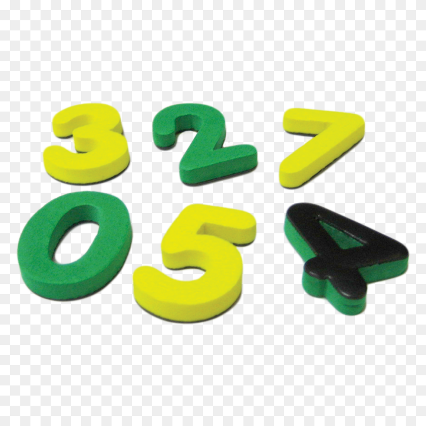 900x900 Magnetic Foam Small Numbers - Foam PNG