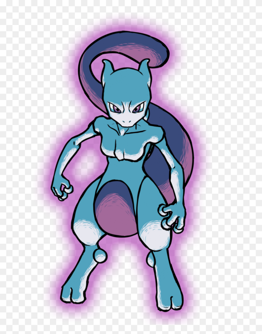 786x1017 Magnificent Mewtwo - Mewtwo PNG