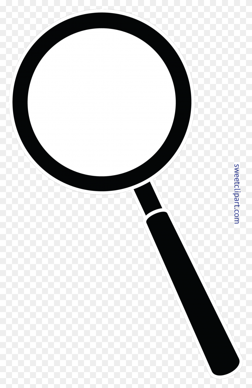 4166x6590 Magnifying Glass Black Clip Art - Sports Drink Clipart