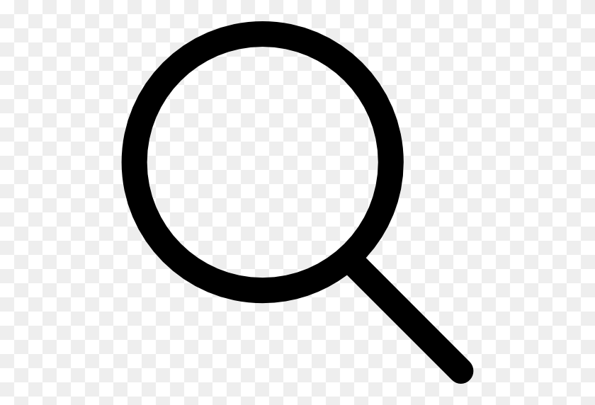 512x512 Magnifying Glass Browser - White Magnifying Glass Icon PNG
