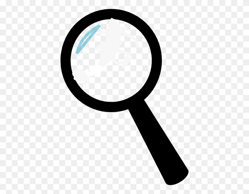 432x594 Magnifying Glass Clip Art - Magnifying Class Clipart