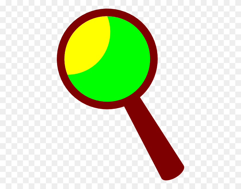 444x600 Magnifying Glass Clip Art - Magnifying Glass Clipart PNG