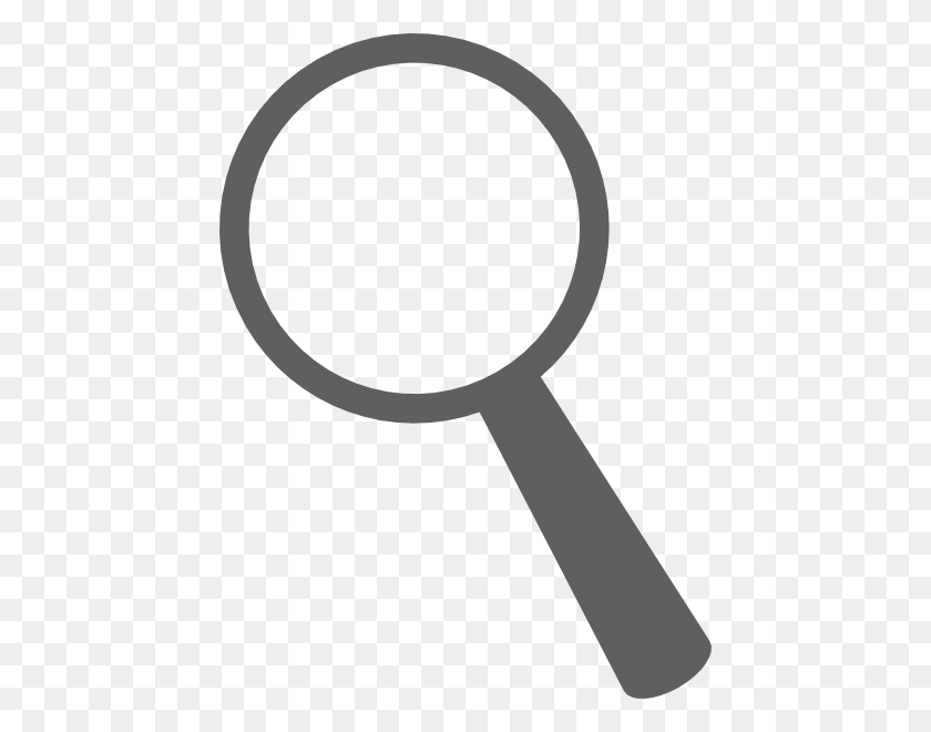 444x600 Magnifying Glass Clip Art - Magnifying Glass Icon PNG