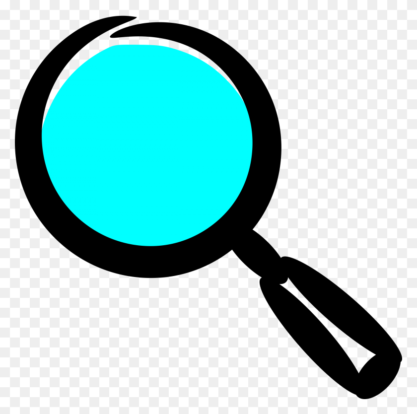 2418x2400 Magnifying Glass Clip Art - Scout Clipart