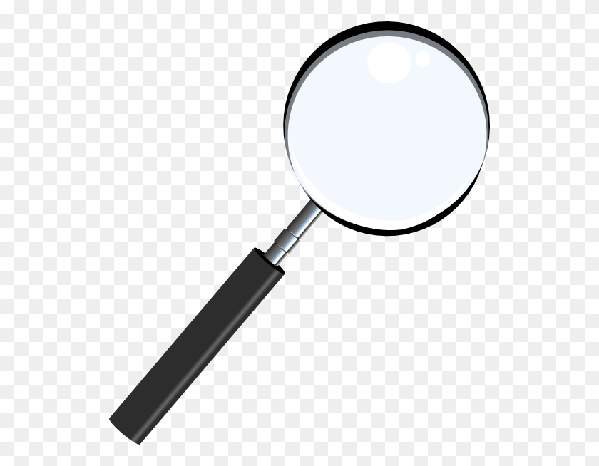 534x594 Magnifying Glass Clip Art - Forensics Clipart