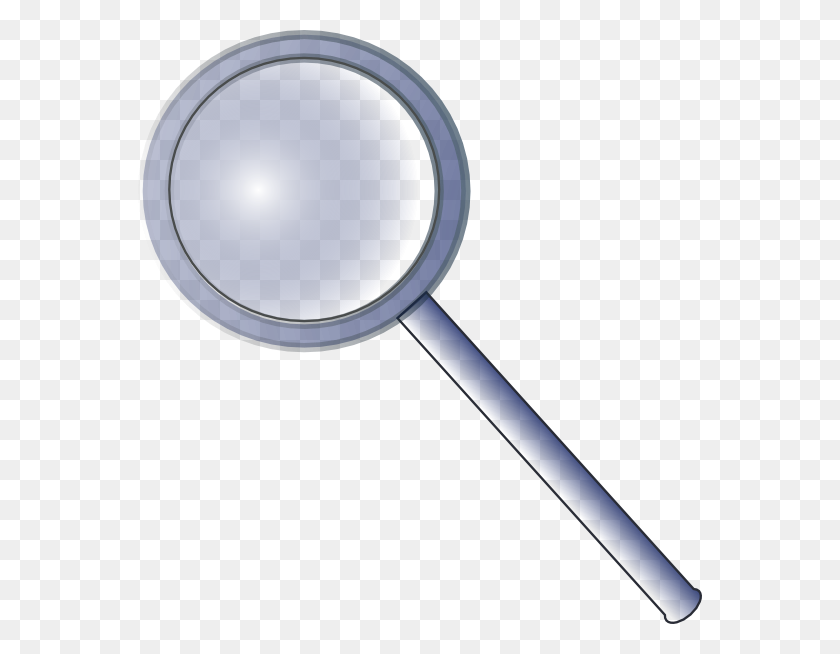 564x594 Magnifying Glass Clip Art Free Vector Image - Magnifying Glass Clipart PNG