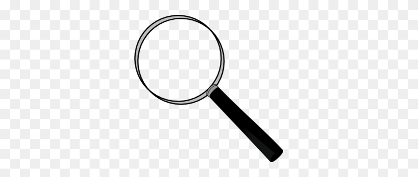 299x297 Magnifying Glass Clipart - Racket Clipart
