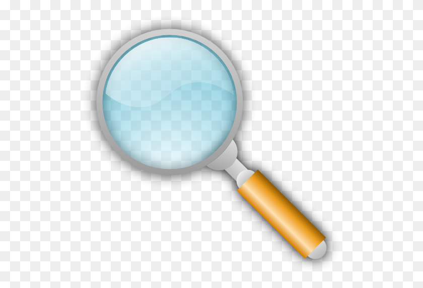 512x513 Magnifying Glass Clipart - Colon Clipart