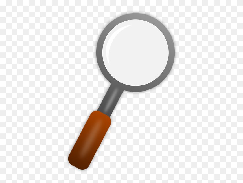400x572 Magnifying Glass Clipart Transparent Background - Magnifying Class Clipart