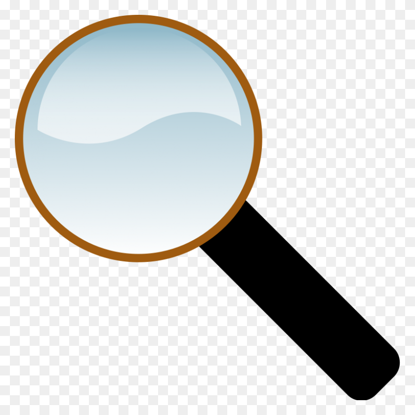 797x797 Magnifying Glass Detective - Clipart Magnifying Glass Detective