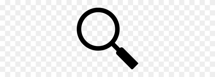240x240 Magnifying Glass Icon - White Magnifying Glass Icon PNG