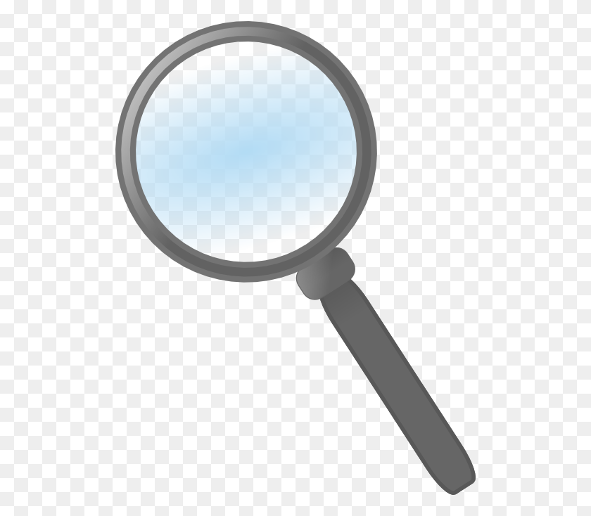 512x674 Magnifying Glass Magnify Clip Art - Magnifying Glass Clipart