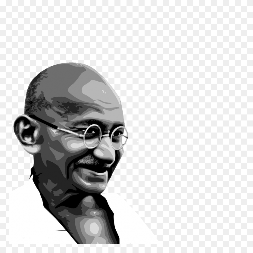 1400x1400 Mahatma Gandhi Png Images Free Download - Gandhi Clipart