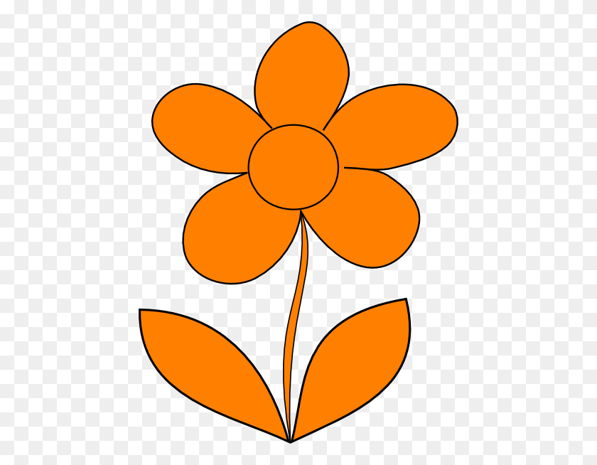 450x594 Mahes Orange Flower Png Large Size - Orange Flower PNG