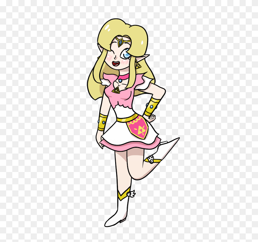 600x728 Mahou Soujo Princess Zelda - Zelda PNG