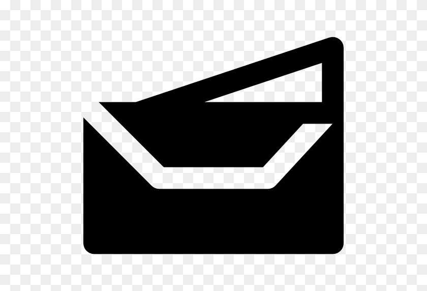512x512 Значок Почты - Логотип Электронной Почты Белый Png
