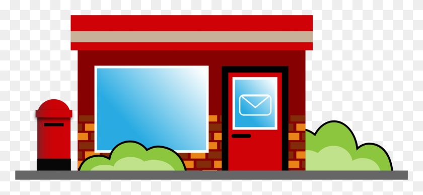 1787x750 Mail United States Postal Service Post Office India Post Building - Post Office Clipart