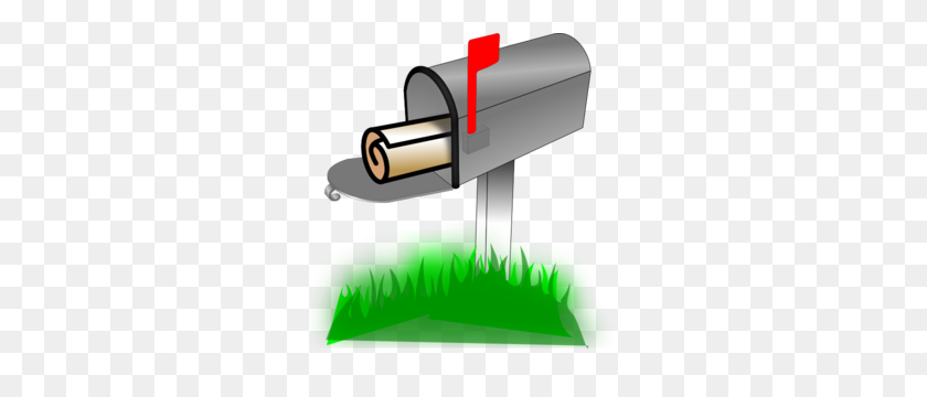 294x300 Mailbox Clip Art - Free Mailbox Clipart