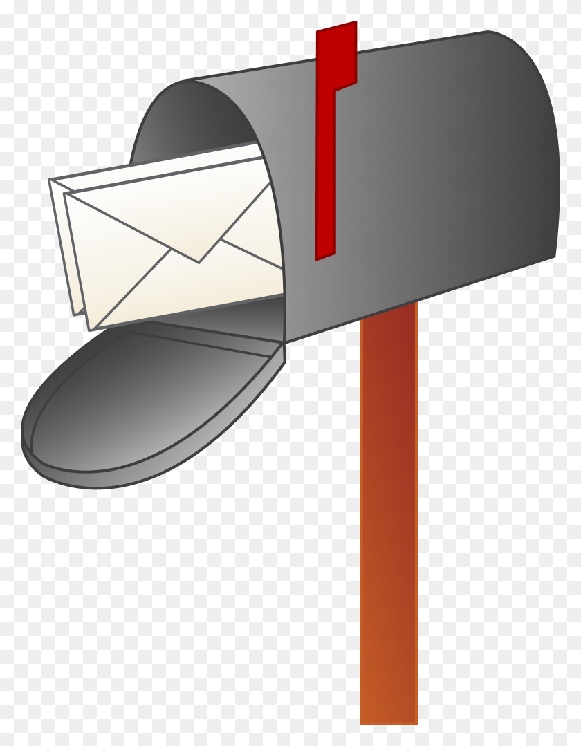 5480x7164 Mailbox Clip Art - Office Clipart Free