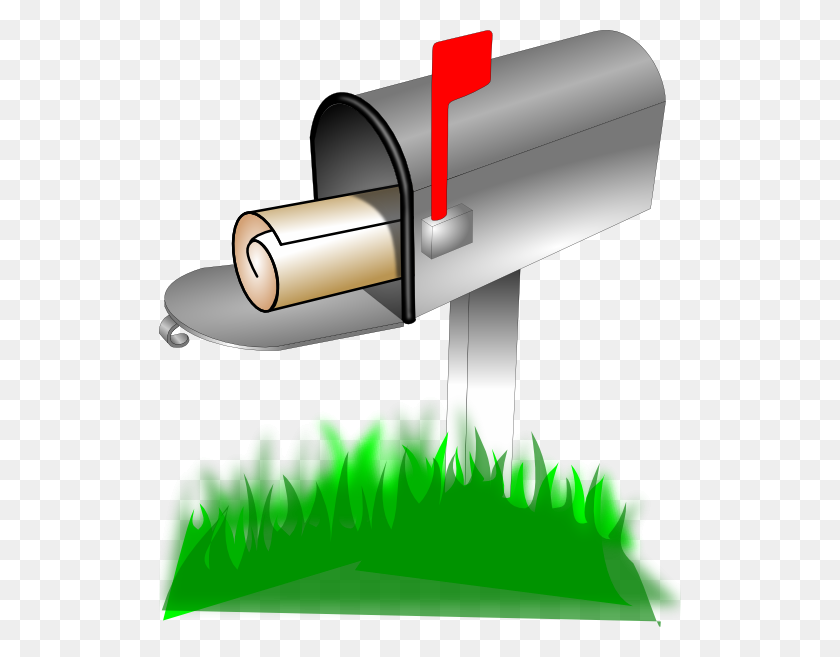 522x597 Mailbox Mail Clip Art - Mail Clipart