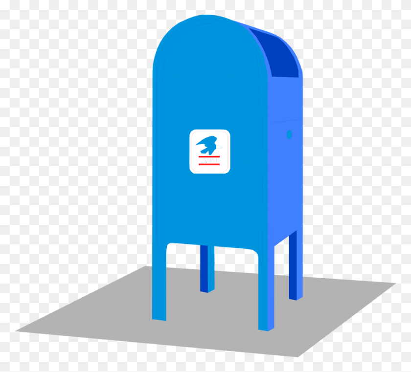 958x861 Mailbox Mail Free Stock Photo Una Imagen De Clipart De Blue Mail - Clipart De Archivo Gratuito