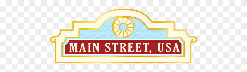 500x188 Main Street, Estados Unidos Logotipo Taulia Fpc Disneyland - Logotipo De Disneyland Png