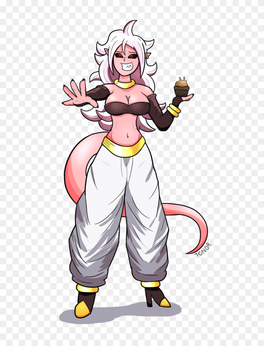 900x1200 Majin Android - Android 21 Png