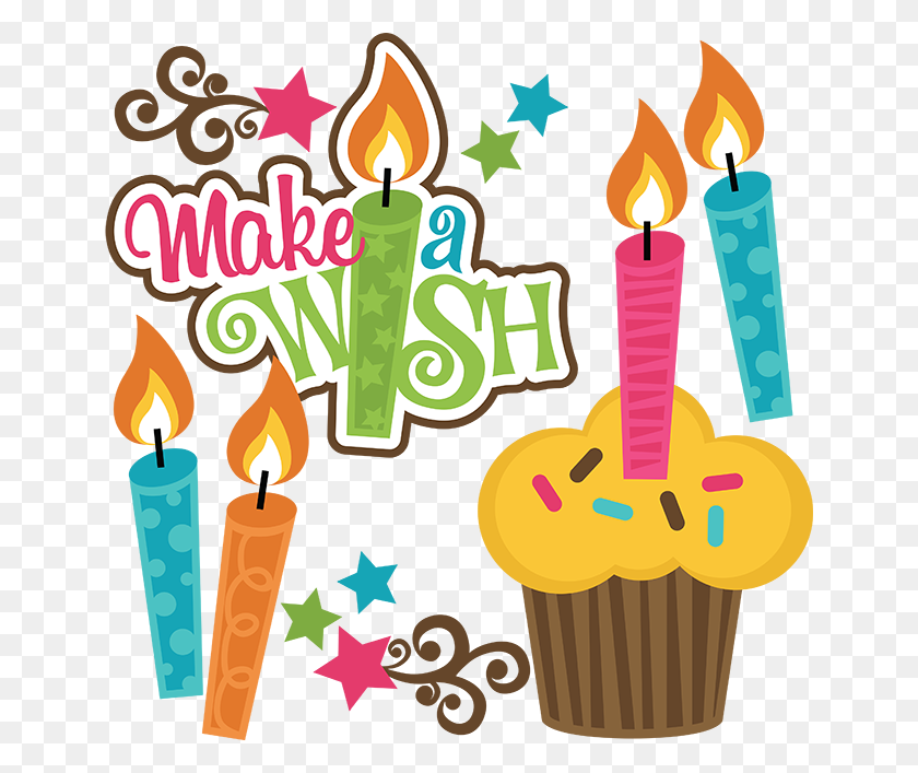 648x647 Make A Wish - Birthday Girl PNG
