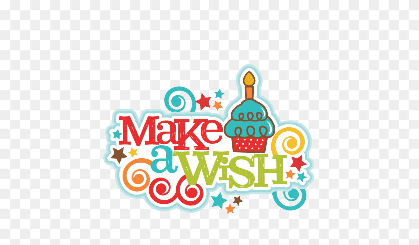 432x432 Make A Wish Title Scrapbook Cute Clipart - Make A Wish Logo PNG