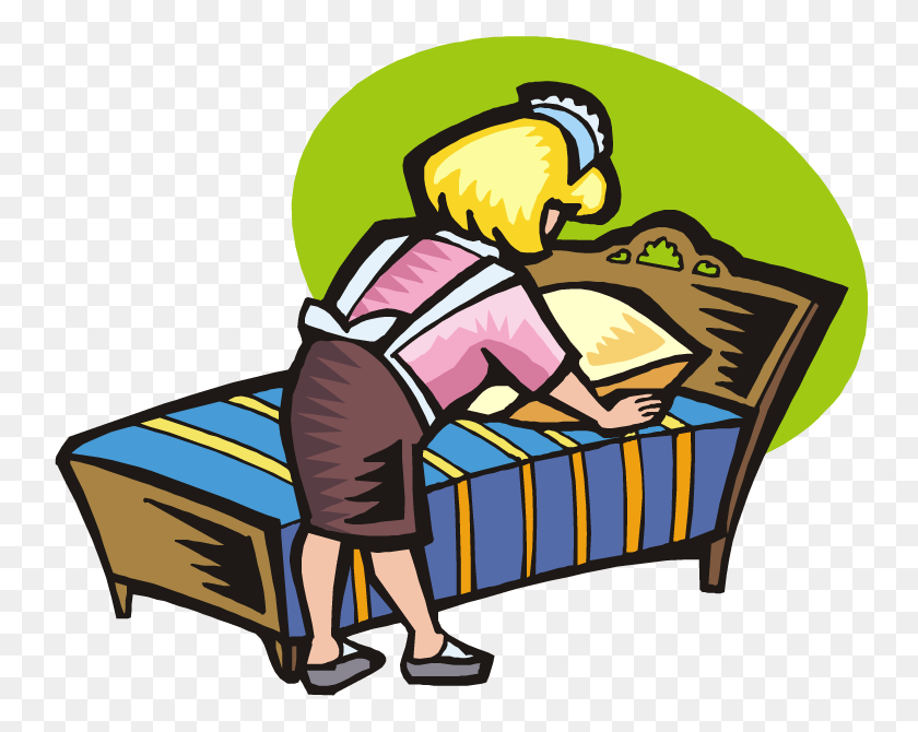 750x610 Make Bed Clipart - Rise And Shine Clipart