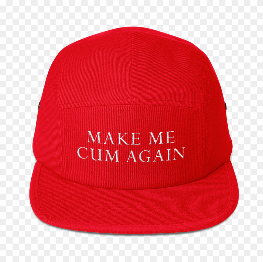 1000x1000 Make Me Cum Again Maga Style Five Panel Hat Unseencove - Maga Hat PNG