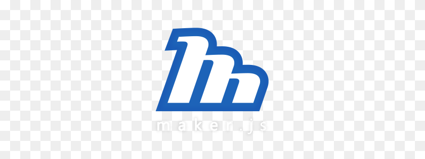 256x256 Maker Js, Biblioteca De Javascript Para Crear Y Compartir Líneas Modulares - Png De Láser Azul