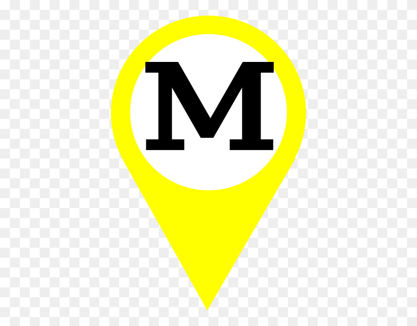 396x598 Maker Metro All Amarillo Clipart - Metro Clipart