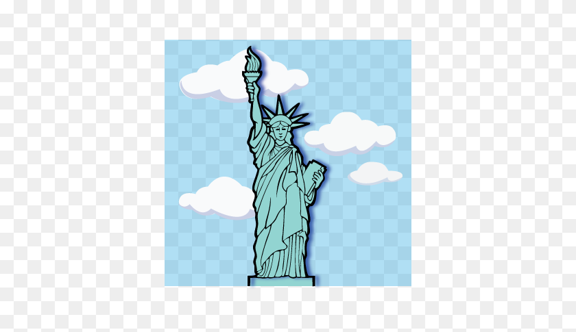360x425 Making A Statue Of Liberty On Functional Text - Statue Of Liberty Clipart