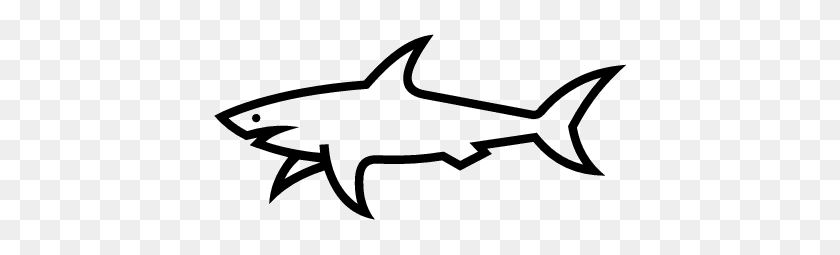 432x195 Mako Shark Clipart Transparent Background - Fish Clipart No Background