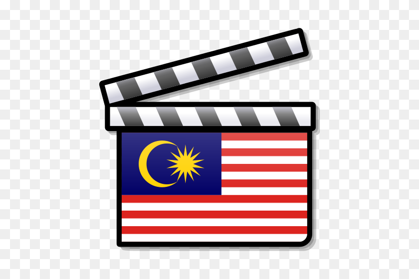 500x500 Malaysia Film Clapperboard - Movie Clapper PNG