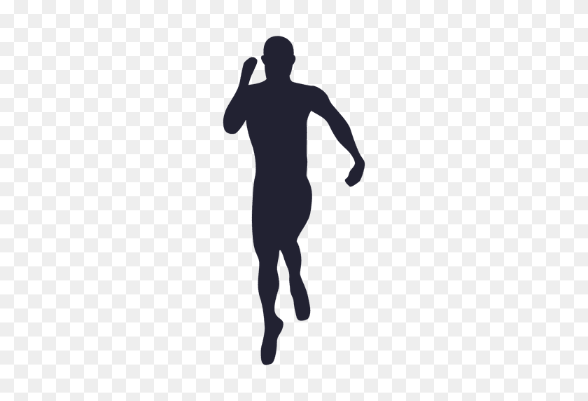 512x512 Male Athlete Silhouette - Athlete PNG
