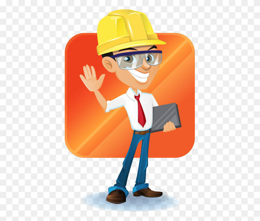 421x654 Male Engineer Cliparts - Hard Worker Clipart