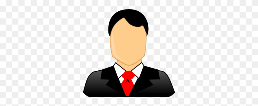 300x285 Male Formal Business Clip Art - Business Person Clipart