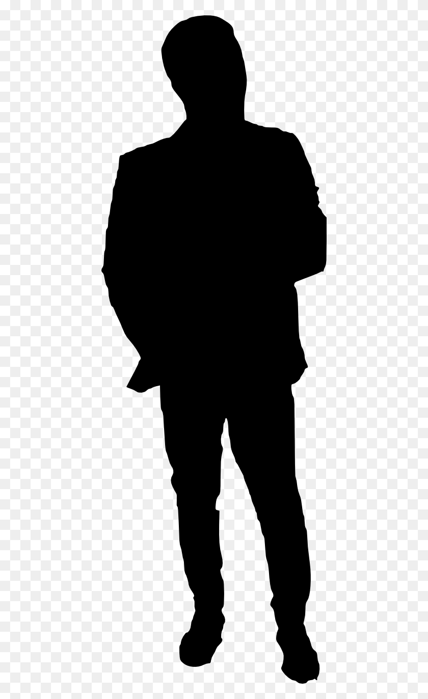 442x1312 Male Model Silhouette Png Png Image - Model Silhouette PNG