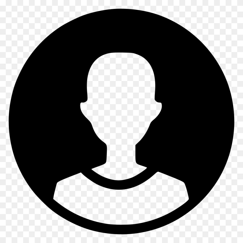 980x980 Male Profile Round Circle Users Png Icon Free Download - Male Icon PNG