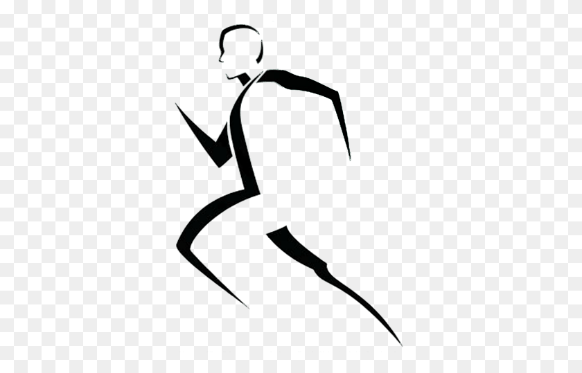 363x479 Male Runner Cliparts - Female Runner Clipart