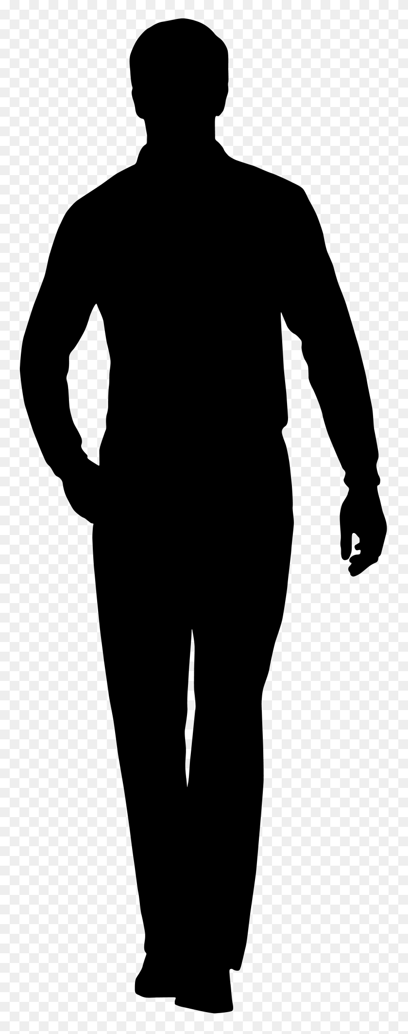3019x8000 Male Silhouette Png Clip - PNG Silhouette