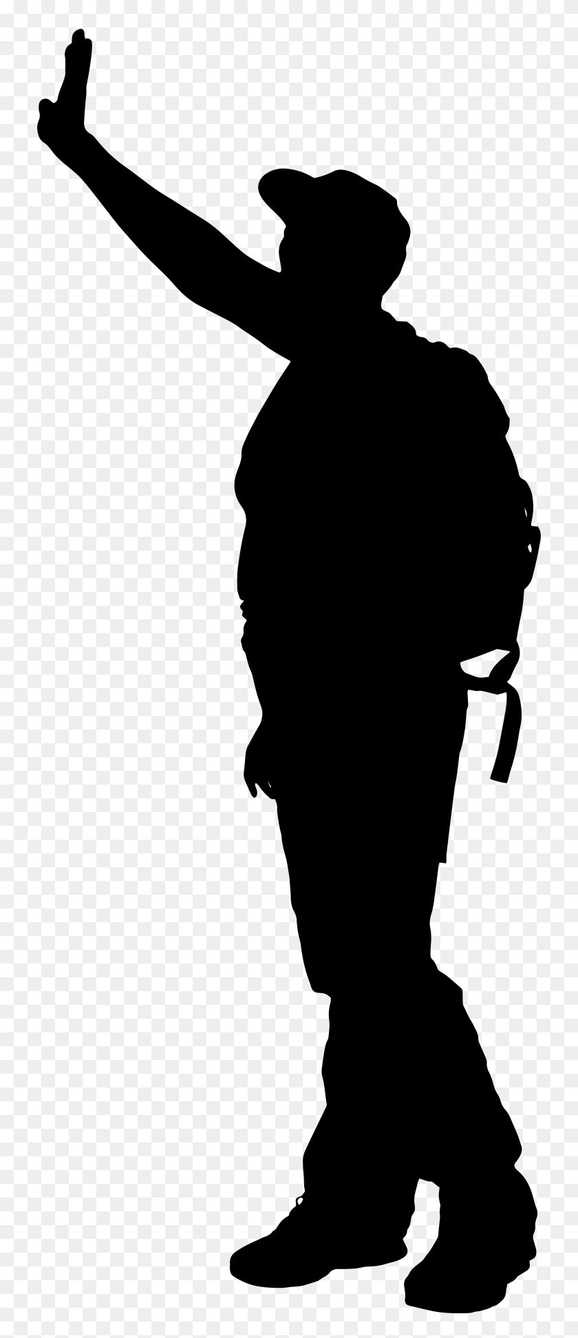 3311x8000 Male Tourist Silhouette Png Clip Art - Rose Silhouette PNG