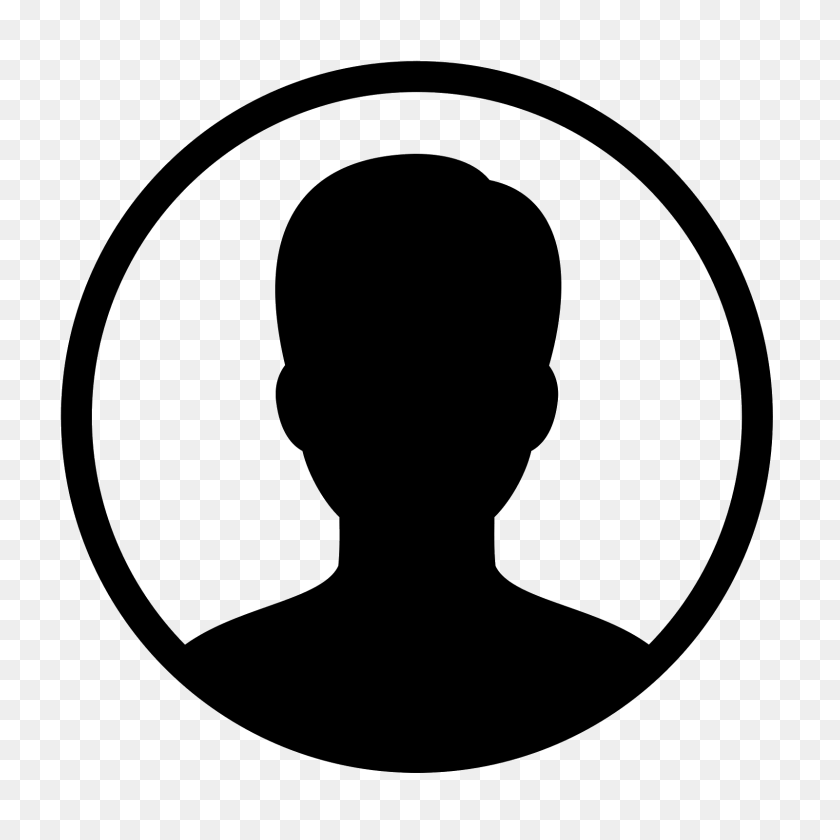 1600x1600 Male User Filled Icon - User Icon PNG