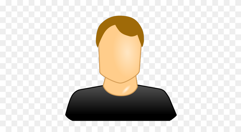 400x400 Male User Icon Transparent Png - Neck PNG