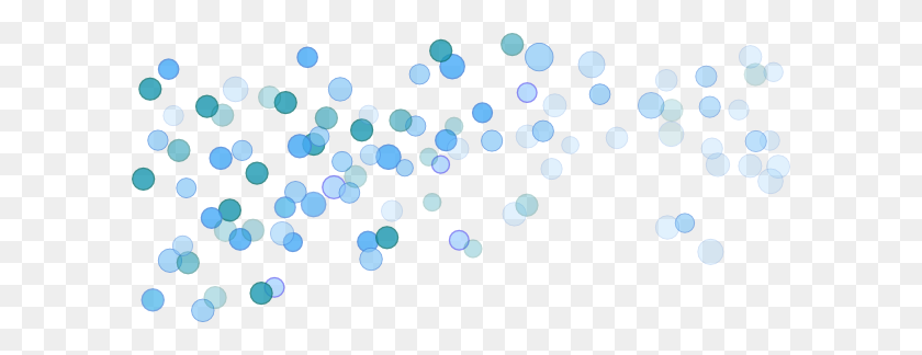 600x264 Malibu Pool Dots Clip Art - Dots PNG