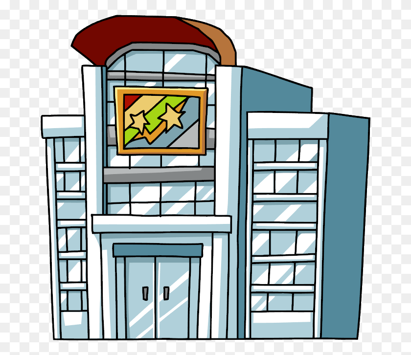 674x666 Mall Building Clipart Imágenes Prediseñadas De Imágenes Prediseñadas - Store Front Clipart